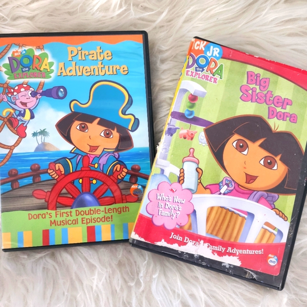 Bundle of Dora the Explorer DVDs, Used